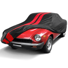 Fiat 124 Black Red TitanGuard Car Cover