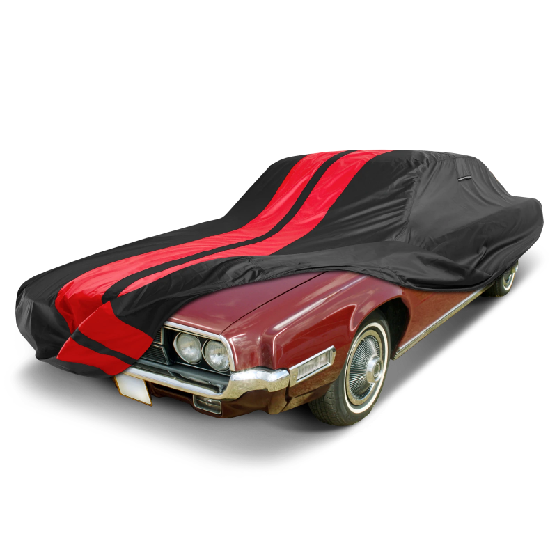 1967-1969 Ford Thunderbird 2-Door TitanGuard Car Cover-Black and Red