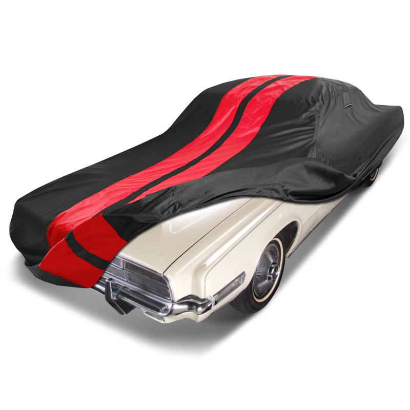 1967-1969 Ford Thunderbird 4-Door TitanGuard Car Cover-Black and Red