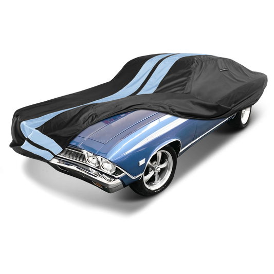 1968-1972 Chevrolet Chevelle 2-Door TitanGuard Car Cover-Black and Gray