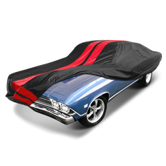 1968-1972 Chevrolet Chevelle 2-Door TitanGuard Car Cover-Black and Red