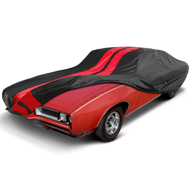 1968-1972 Pontiac GTO TitanGuard Car Cover-Black and Red