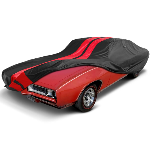 1968-1972 Pontiac GTO TitanGuard Car Cover-Black and Red