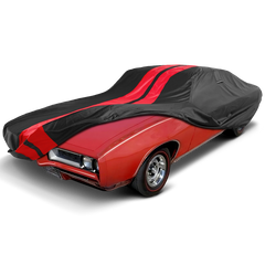 1968-1972 Pontiac GTO TitanGuard Car Cover-Black and Red