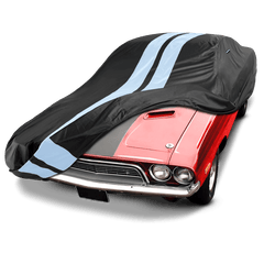 Dodge Challenger Black Gray TitanGuard Car Cover