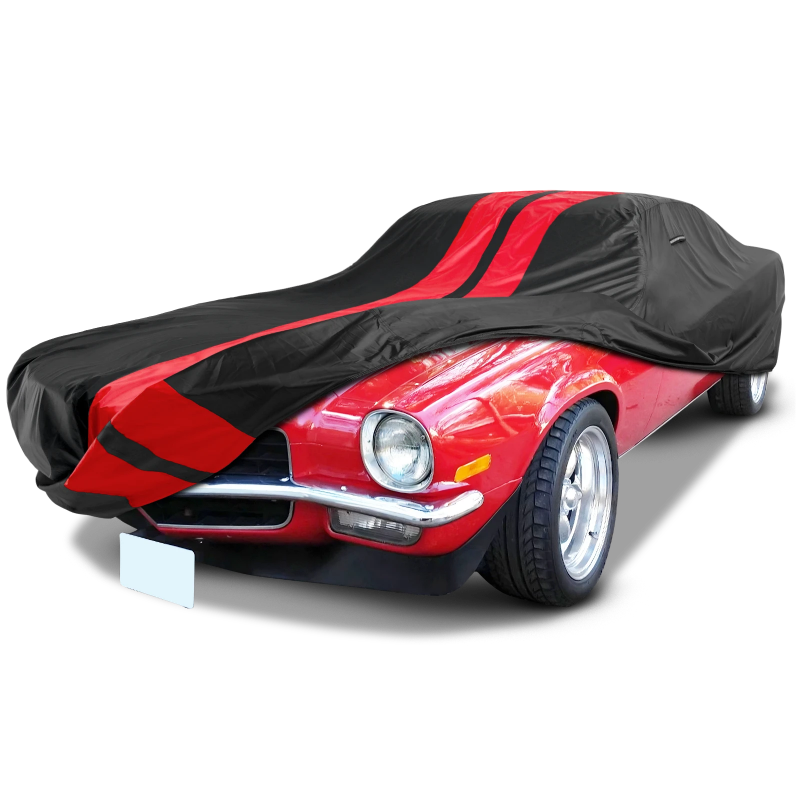 1970-1973 Chevrolet Camaro SS TitanGuard Car Cover-Black and Red