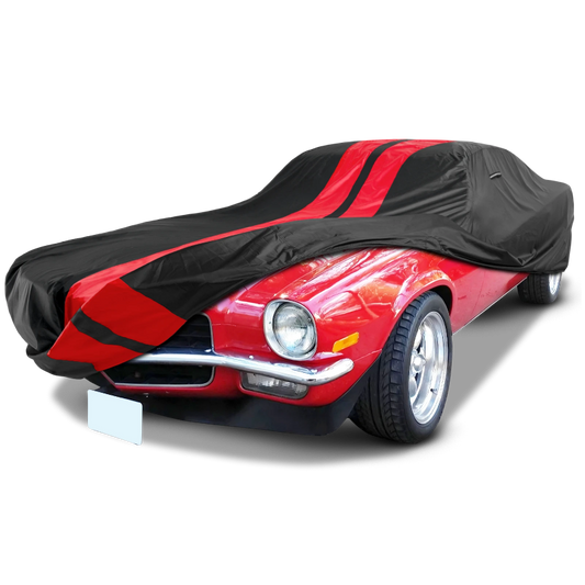 1970-1973 Chevrolet Camaro SS TitanGuard Car Cover-Black and Red