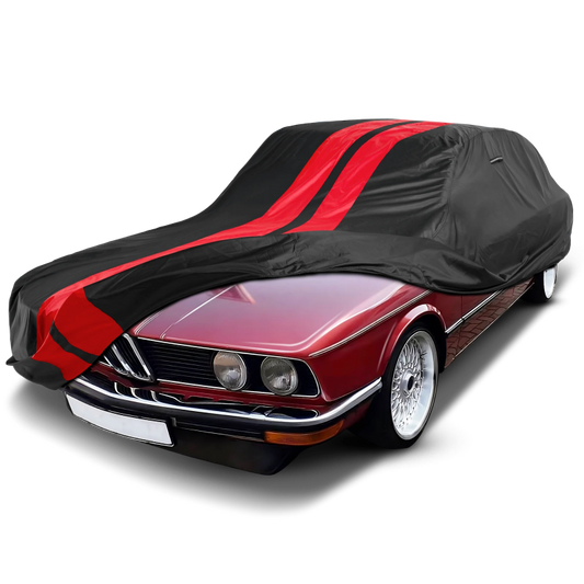 1972-1981 BMW 5-Series TitanGuard Car Cover-Black and Red