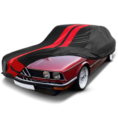 1972-1981 BMW 5-Series TitanGuard Car Cover-Black and Red