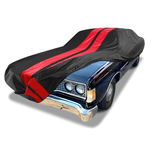 1973-1974 Ford Galaxie TitanGuard Car Cover-Black and Red