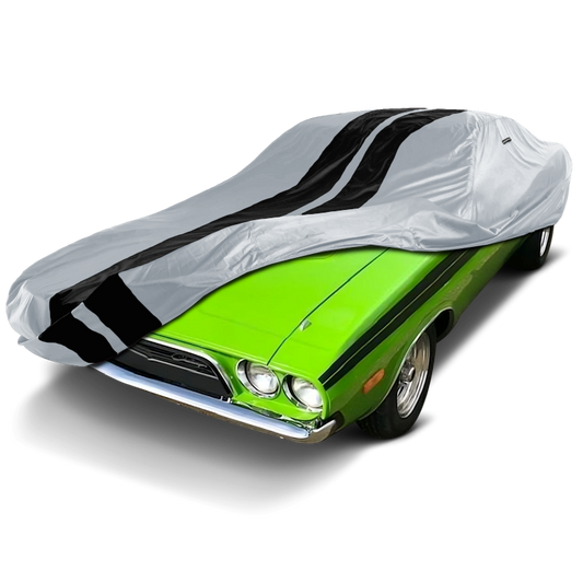 1973 Dodge Challenger TitanGuard Car Cover-Gray and Black