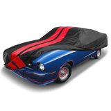 Funda para coche Ford Mustang TitanGuard 1974-1978, negra y roja