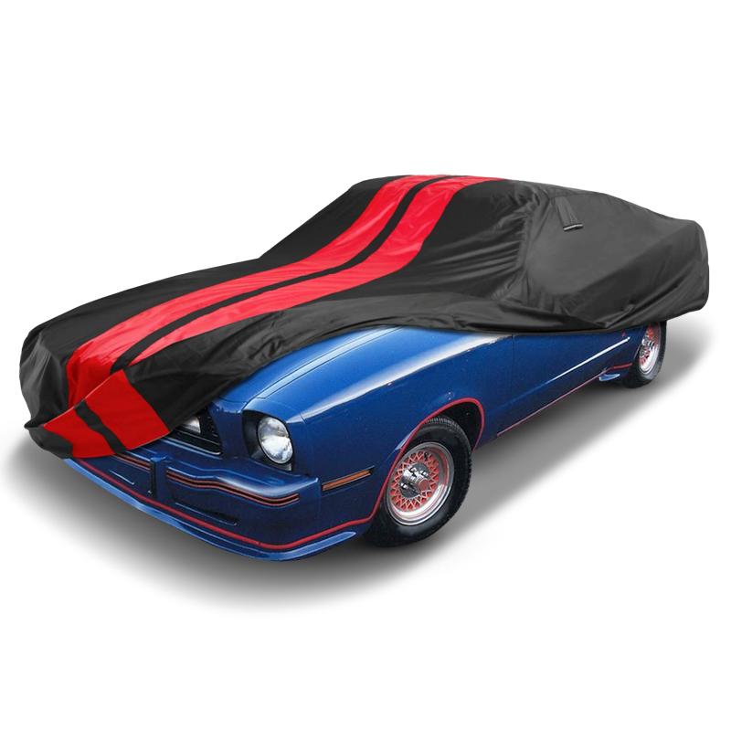 1974-1978 Ford Mustang TitanGuard Car Cover-Black and Red