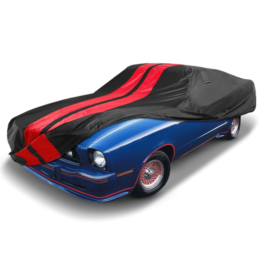 1974-1978 Ford Mustang TitanGuard Car Cover-Black and Red