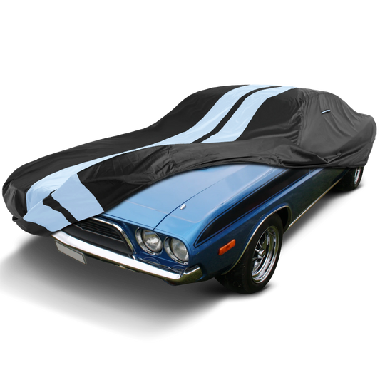 1974 Dodge Challenger TitanGuard Car Cover-Black and Gray