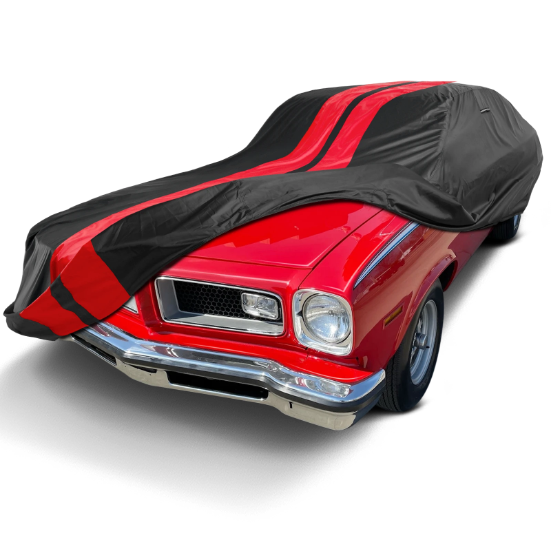 1974 Pontiac GTO TitanGuard Car Cover-Black and Red