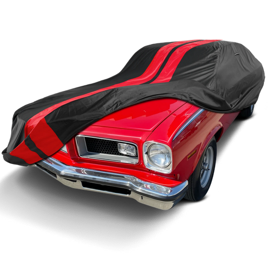 1974 Pontiac GTO TitanGuard Car Cover-Black and Red