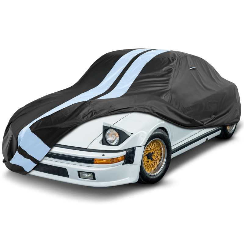 1975-1989 Porsche 930 TitanGuard Car Cover-Black and Gray