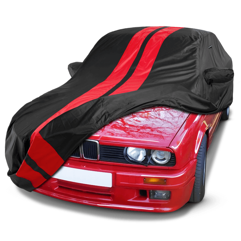 BMW 3-Series Black Red TitanGuard Car Cover