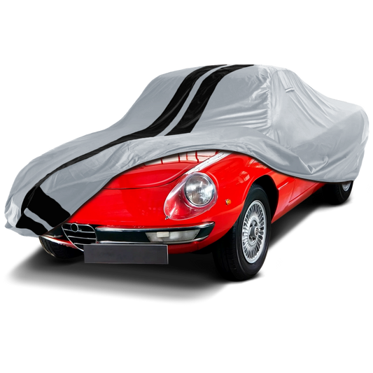 1976-1994 Alfa Romeo Spider TitanGuard Car Cover-Gray and Black