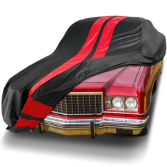 1977-1987 Chevrolet Caprice 2-Door TitanGuard Car Cover-Black and Red