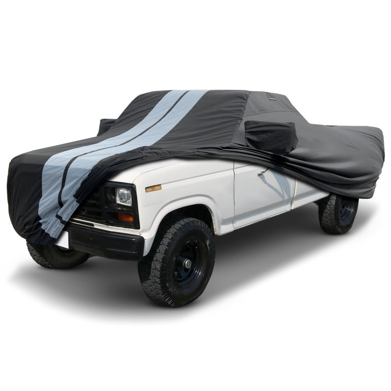 1980-1986 Ford F-150 Regular Cab 8.0 ft. Long Bed TitanGuard Truck Cover-STR-Black and Gray