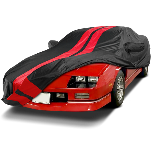 1982-1986 Chevrolet Camaro Berlinetta TitanGuard Car Cover-Black and Red