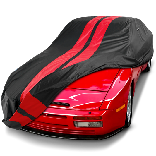 1982-1991 Porsche 944 TitanGuard Car Cover-Black and Red