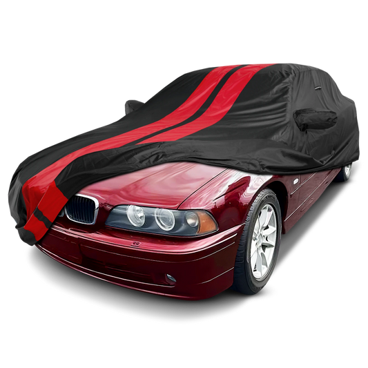 1982-2003 BMW 5-Series Sedan TitanGuard Car Cover-Black and Red