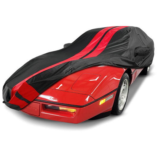 1983-1996 Chevrolet Corvette TitanGuard Car Cover-Black and Red