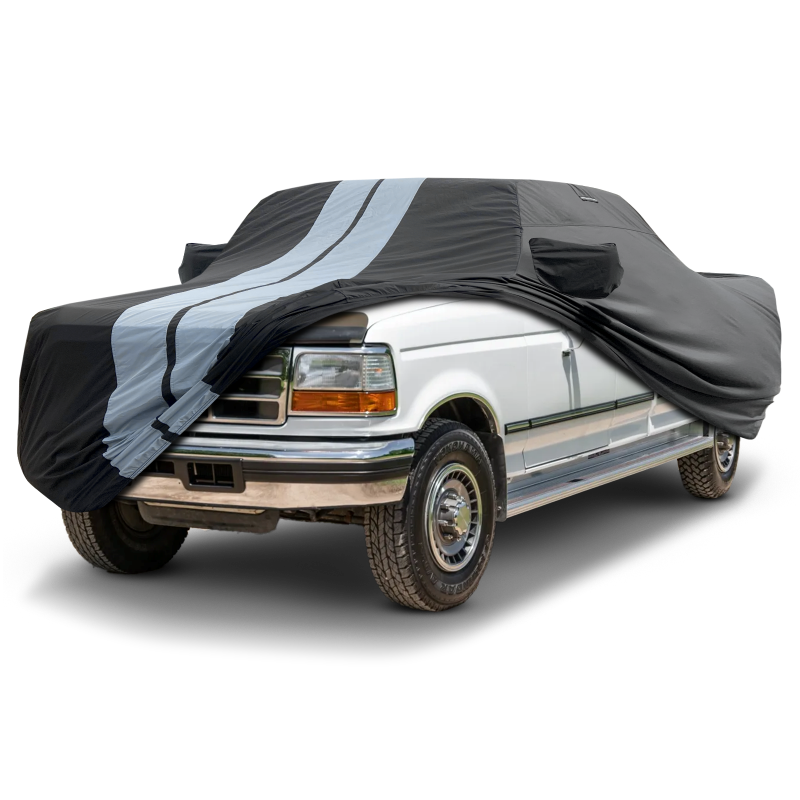 1987-1991 Ford F-150 Extended Cab 6.5 ft. Regular Bed TitanGuard Truck Cover-STR-Black and Gray