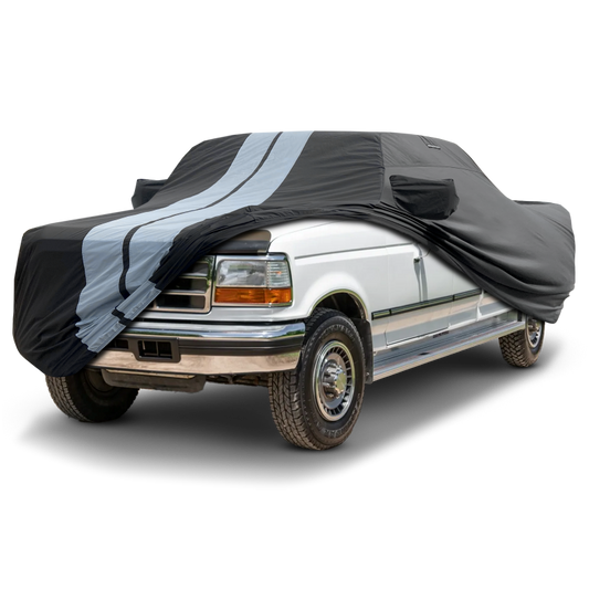 1987-1991 Ford F-150 Extended Cab 6.5 ft. Regular Bed TitanGuard Truck Cover-STR-Black and Gray