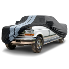 1987-1991 Ford F-150 Extended Cab 6.5 ft. Regular Bed TitanGuard Truck Cover-STR-Black and Gray