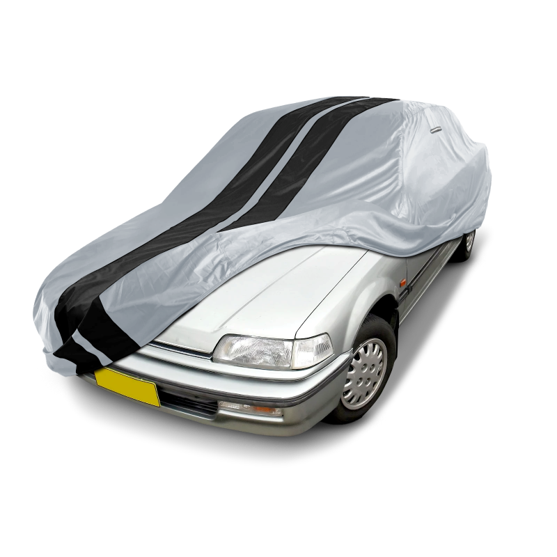 1988-1991 Honda Civic Sedan TitanGuard Car Cover-Gray and Black