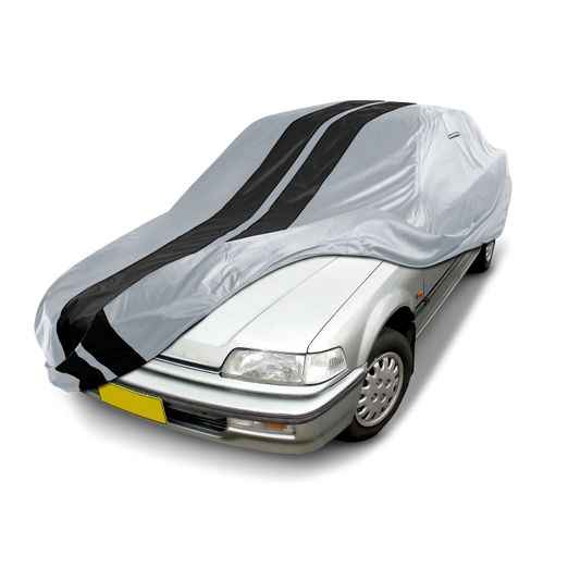 1988-1991 Honda Civic Sedan TitanGuard Car Cover-Gray and Black