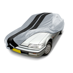 1988-1991 Honda Civic Sedan TitanGuard Car Cover-Gray and Black