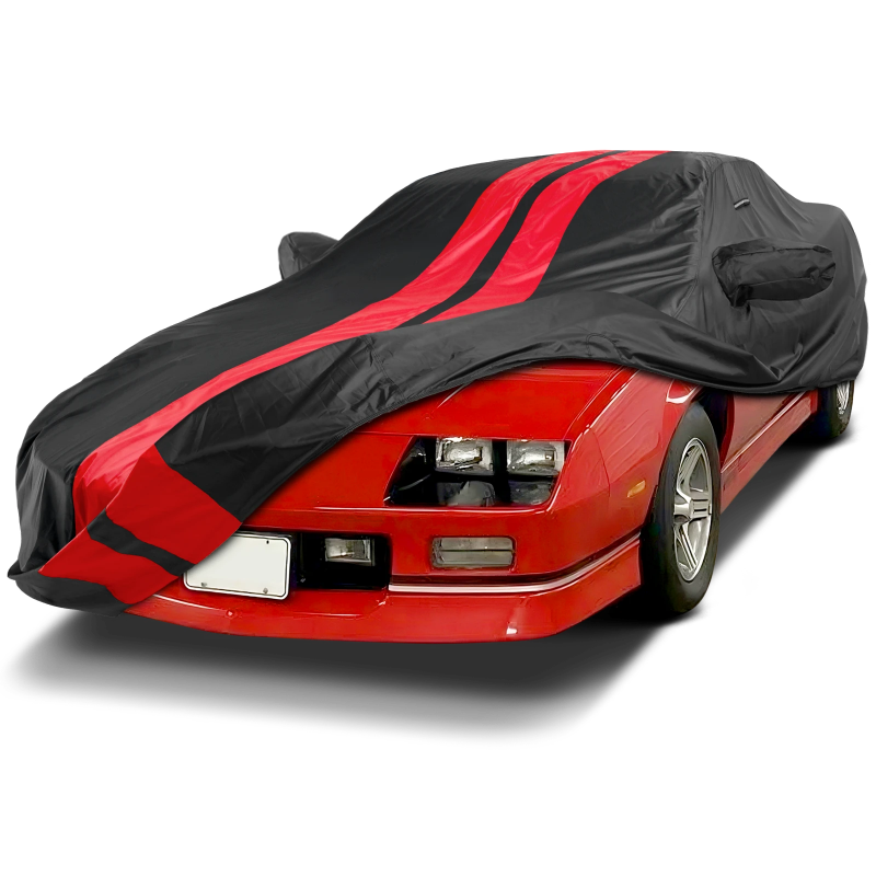 1988 Chevrolet Camaro Base TitanGuard Car Cover-Black and Red