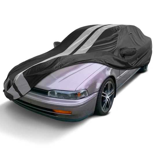 1990-1997 Honda Accord Coupe TitanGuard Car Cover-Black and Gray