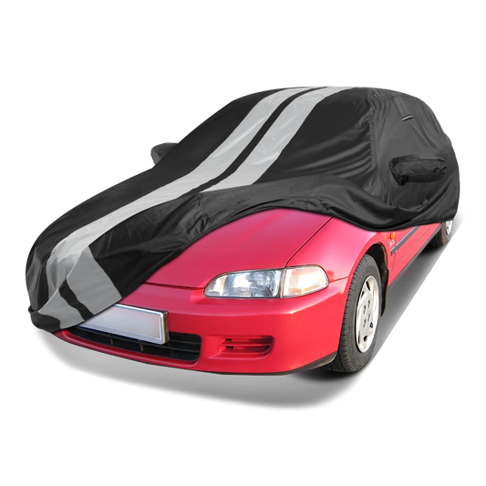 1992-1995 Honda Civic Hatchback TitanGuard Car Cover-Black and Gray