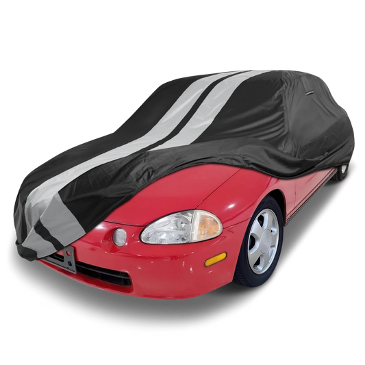 1993-1997 Honda Civic Del Sol TitanGuard Car Cover-Black and Gray