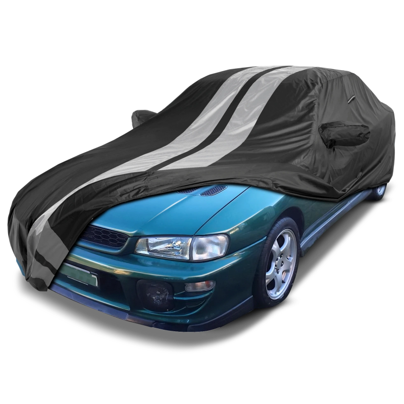 1993-2001 Subaru Impreza Sedan TitanGuard Car Cover-Black and Gray