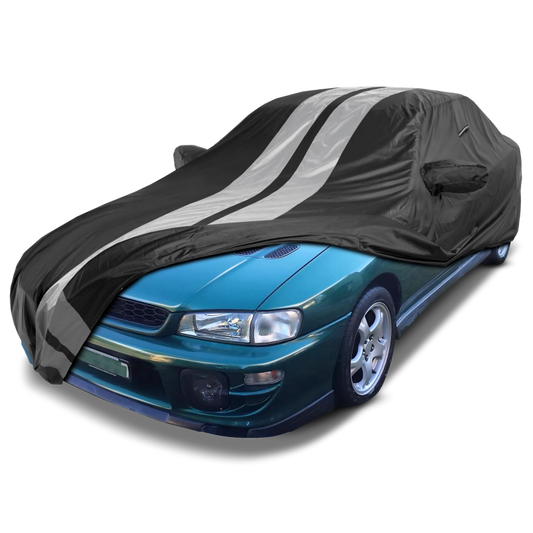 1993-2001 Subaru Impreza Sedan TitanGuard Car Cover-Black and Gray