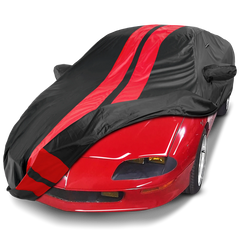 1993-2002 Chevrolet Camaro Base TitanGuard Car Cover-Black and Red