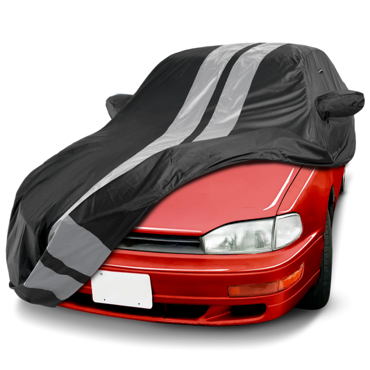 1994-1996 Toyota Camry Coupe TitanGuard Car Cover-Black and Gray