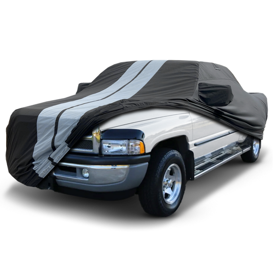 1994-2001 Dodge Ram 1500 Quad Cab 6.5 ft. Regular Bed TitanGuard Truck Cover-STR-Black and Gray