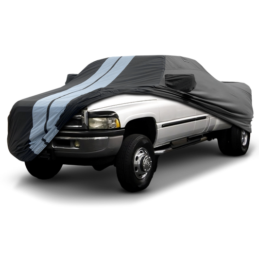 1994-2002 Dodge Ram 3500 Regular Cab 8.0 ft. Long Bed TitanGuard Truck Cover-STR-Black and Gray