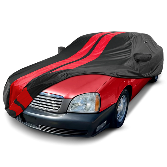 1994-2005 Cadillac DeVille TitanGuard Car Cover-Black and Red