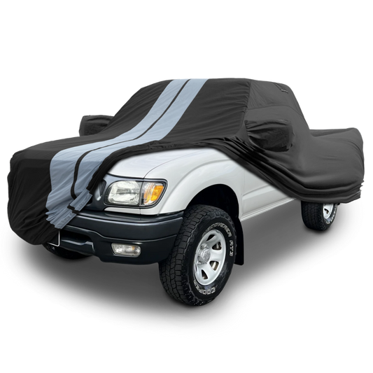 1995-2004 Toyota Tacoma Extended Cab 6.0 ft. Regular Bed TitanGuard Truck Cover-STR-Black and Gray