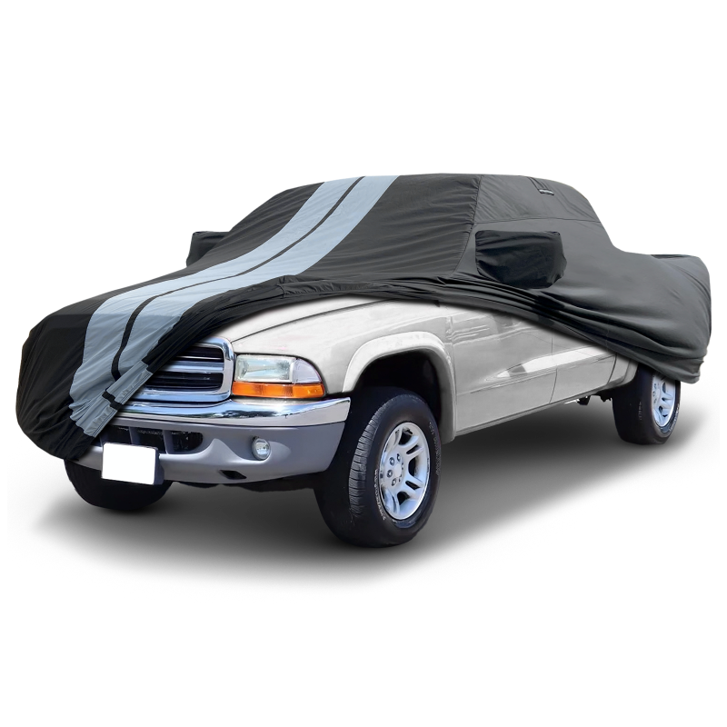 1997-2004 Dodge Dakota Regular Cab 6.5 ft. Regular Bed TitanGuard Truck Cover-STR-Black and Gray