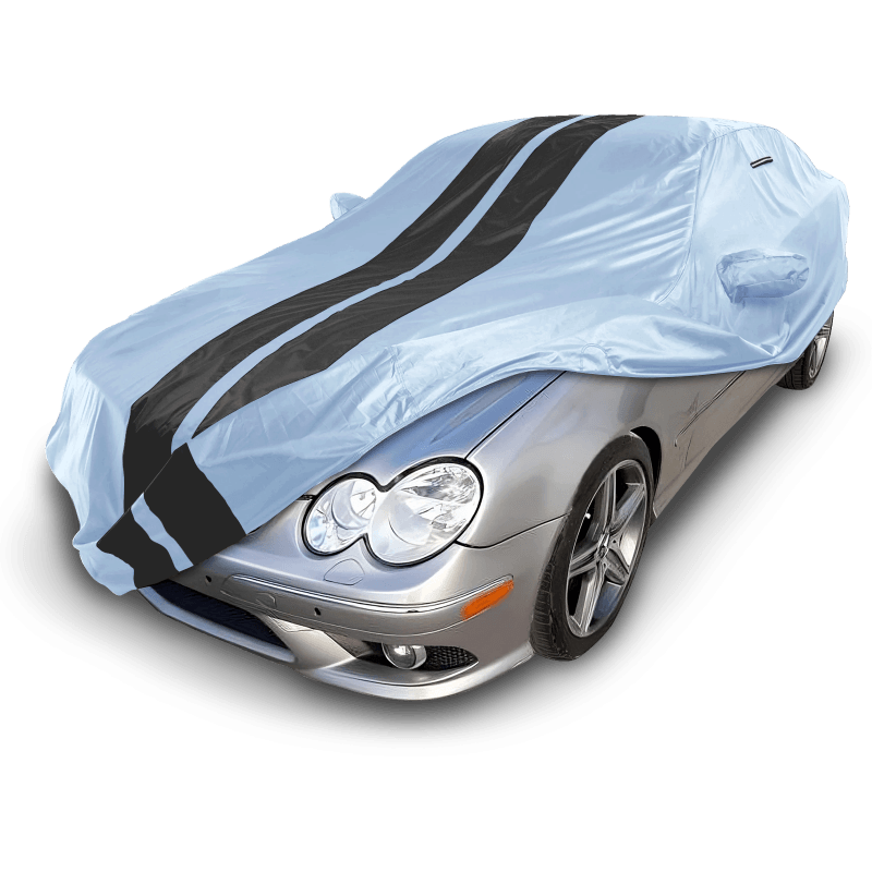 Mercedes-Benz CLK-Class 1997-2009 Gray Black TitanGuard Car Cover